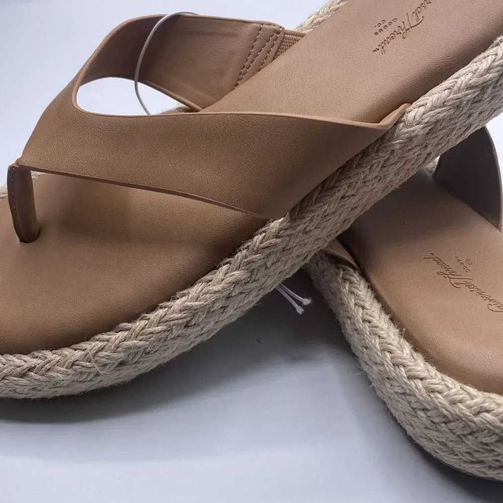 Women's Ginger Espadrille Sandals with Memory Foam Insole - Universal Thread Tan